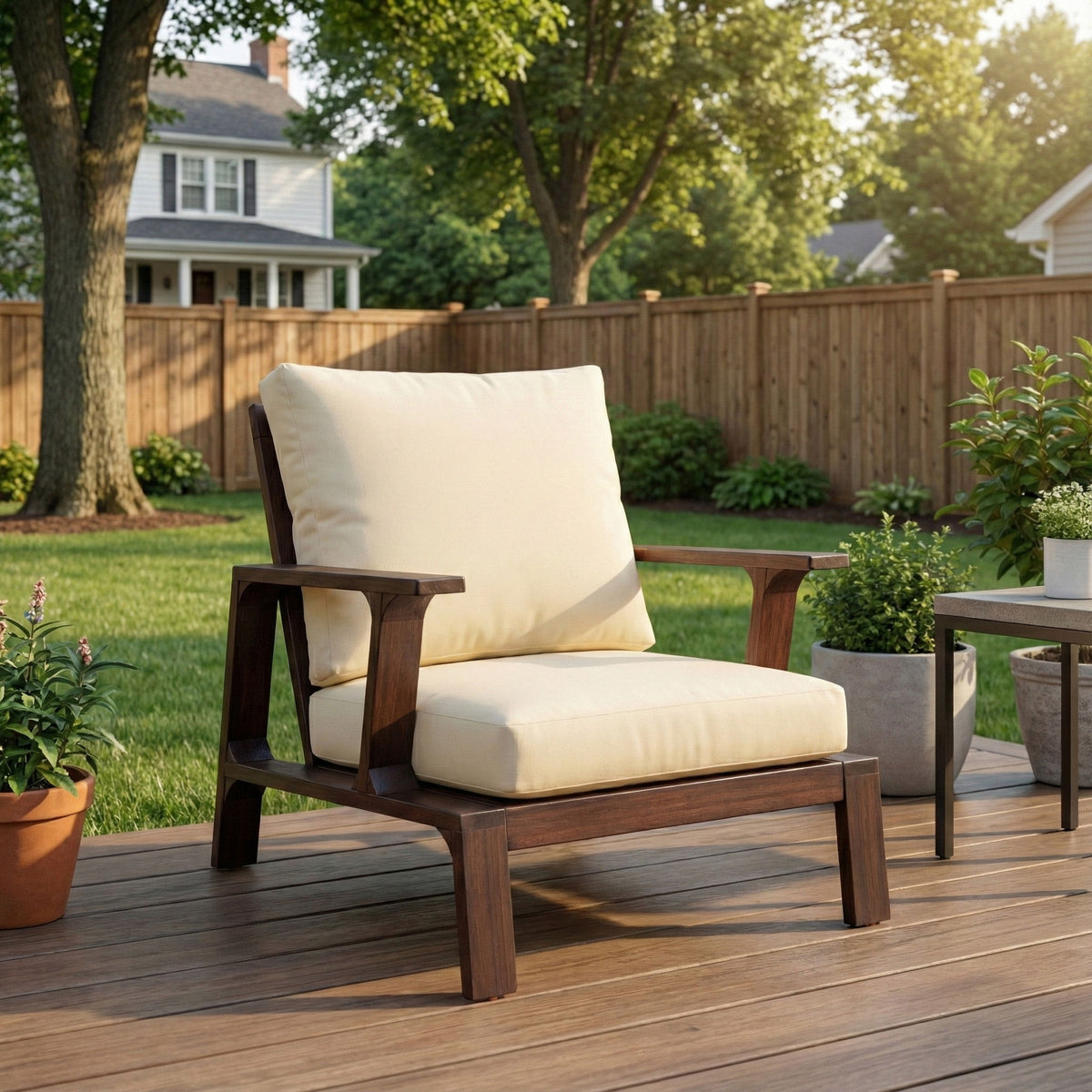 Modern Patio Accent Chair