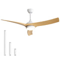 52" Ceiling Fan With 18W LED Light And Remote Control