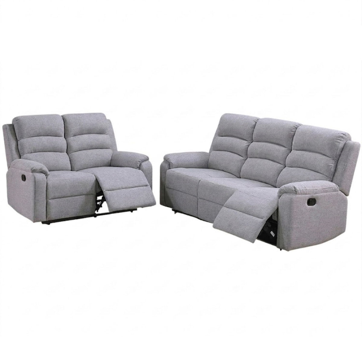 Modern Living Room Set With Manual Recliner