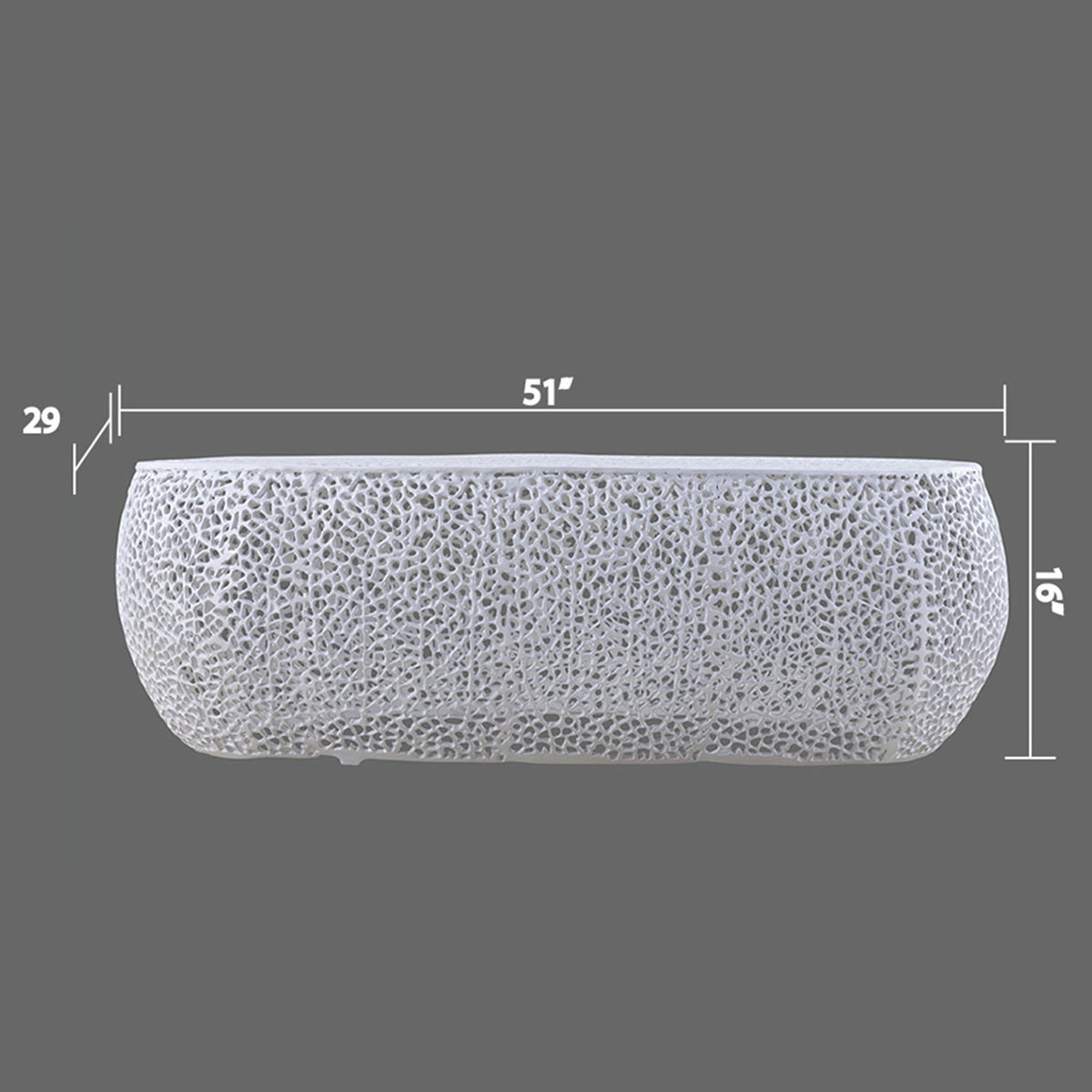 T3601 - Oval Coffee Table