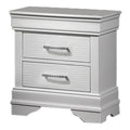 Nightstand With Drawers - White