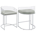 Counter Height Stools (Set of 2) - Gray