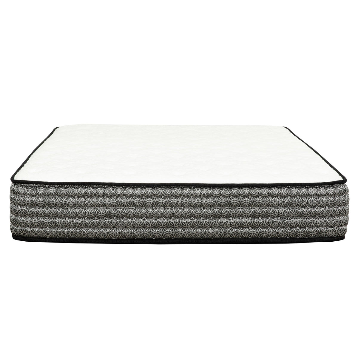 12" Premium Hybrid Mattress In A Box Soft Gel Memory Foam Top With Cooling Technology - Gray / White - Queen