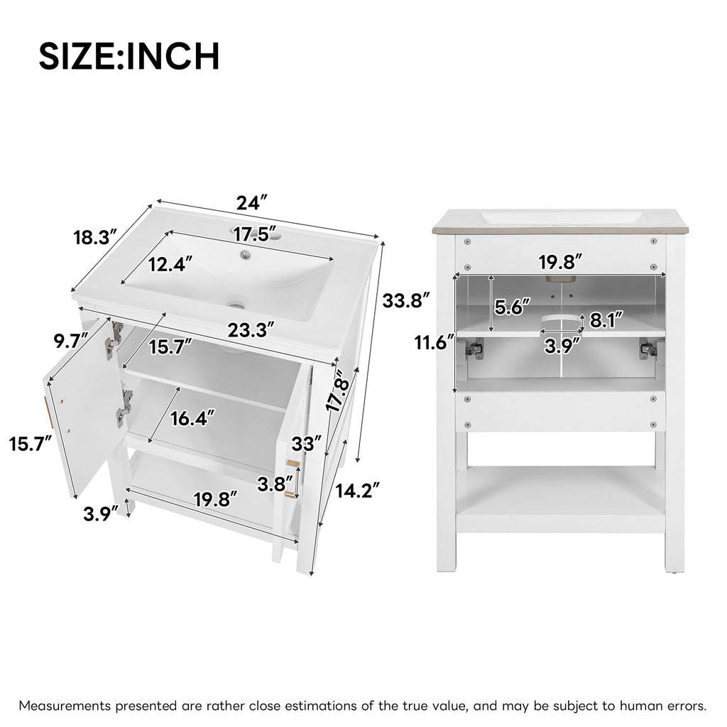Modern Bathroom Vanity With Elegant Twill Design