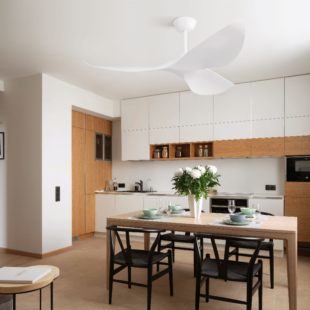 38" Ceiling Fan Without Light With DC Motor And Remote Control