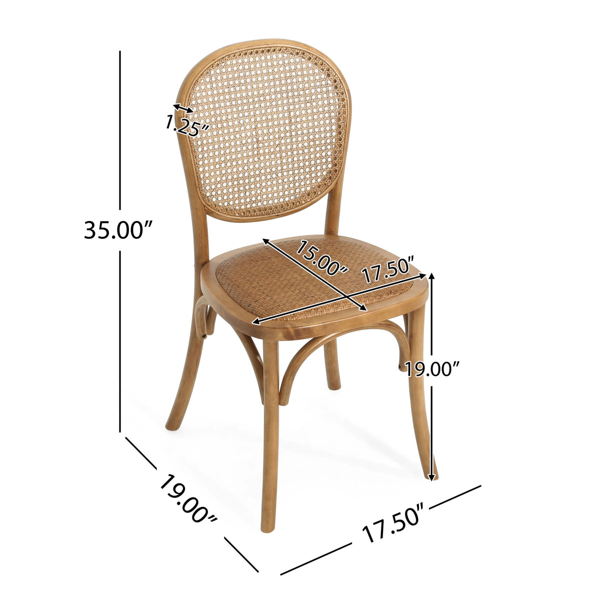 Vintage Style Dining Chairs (Set of 2)