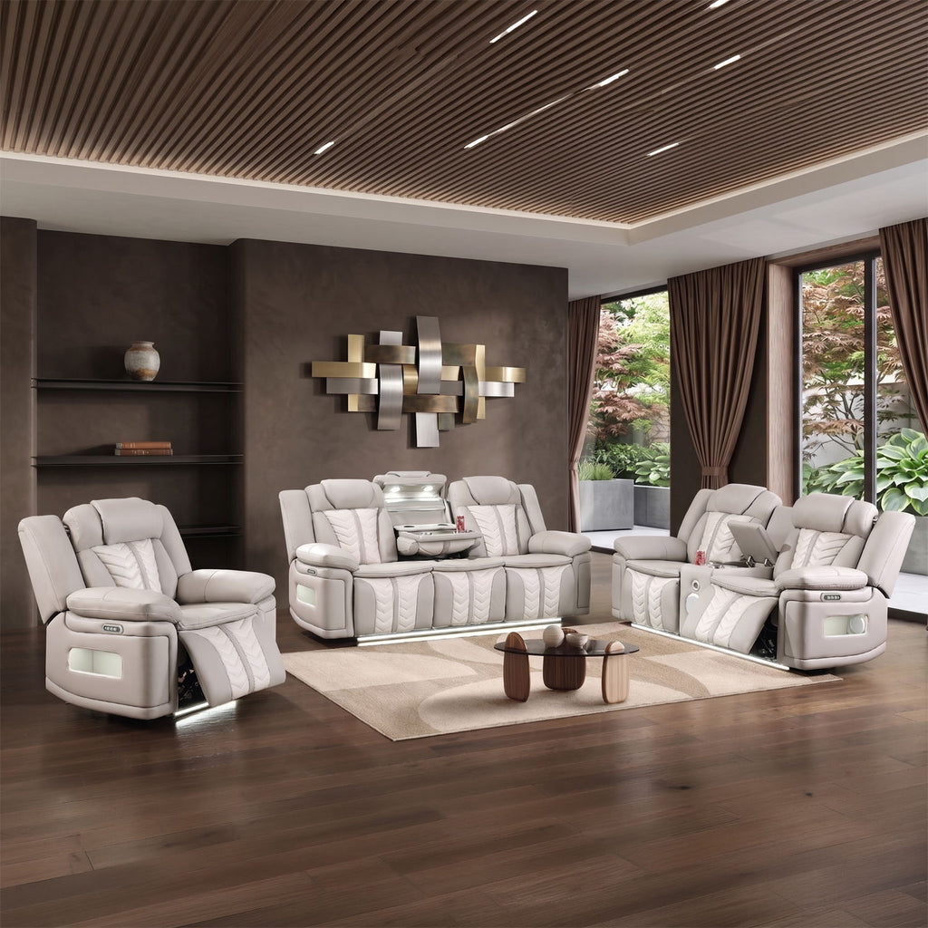 Cruiser - Power Reclining Set With LED Lighting