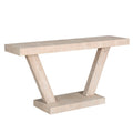 Vintage Distressed Wood Entryway Bench With 2 Tier Storage Cabinet