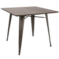 Oregon - Industrial / Farmhouse Dining Table - Espresso