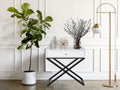 Koda - End Side Table Nightstand, Drawer And Cross Base