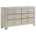 Strout - 6 Drawer Dresser - Cream
