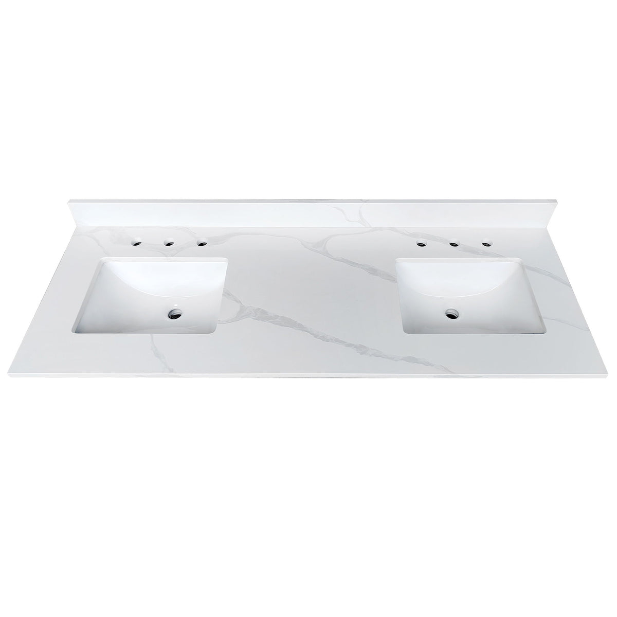 Bathroom Vanity Top With Undermount Sink, 3 Pre Drilled Holes