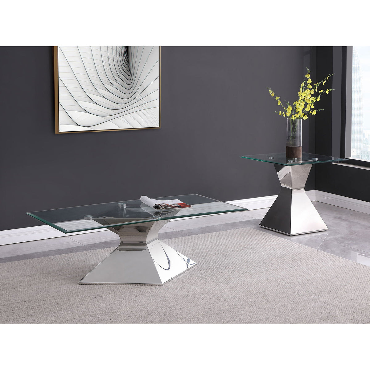 Exeter - Rectangular Coffee And End Table Set
