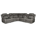 Power Motion Reclining Sectional Set With Console