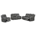 Mckinley - 3 Piece Reclining Sofa Set - Gray