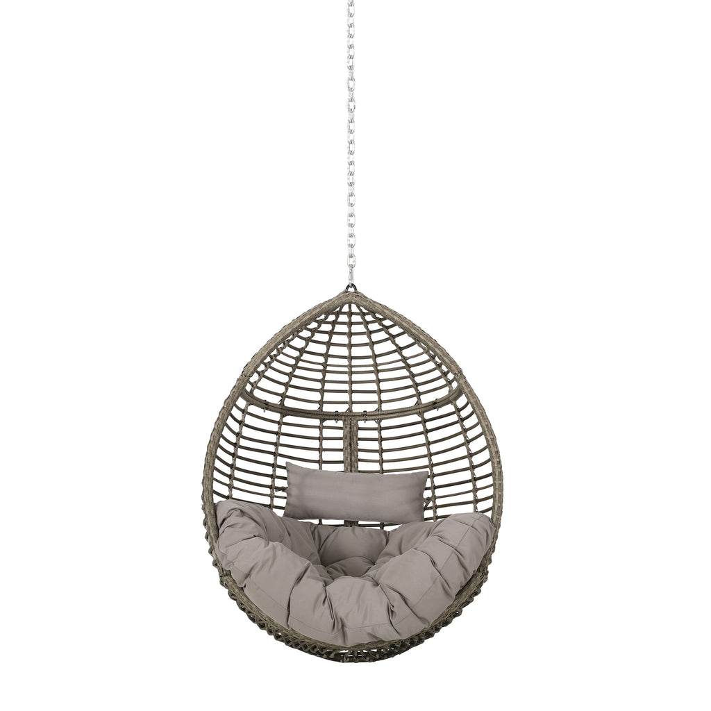 Morris Teardrop - Hanging Chair With Chain And Water Resistant Cushions