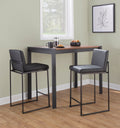 Fuji - Contemporary High Back Barstool Elegant Design