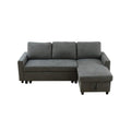 L - Shaped Convertible Sofa Bed With Storage Chaise