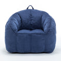 Giant Bean Bag Chair Sofa For Living Room - Dark Blue