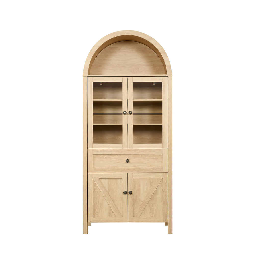 Retro Dome Cabinet With Large Storage Space