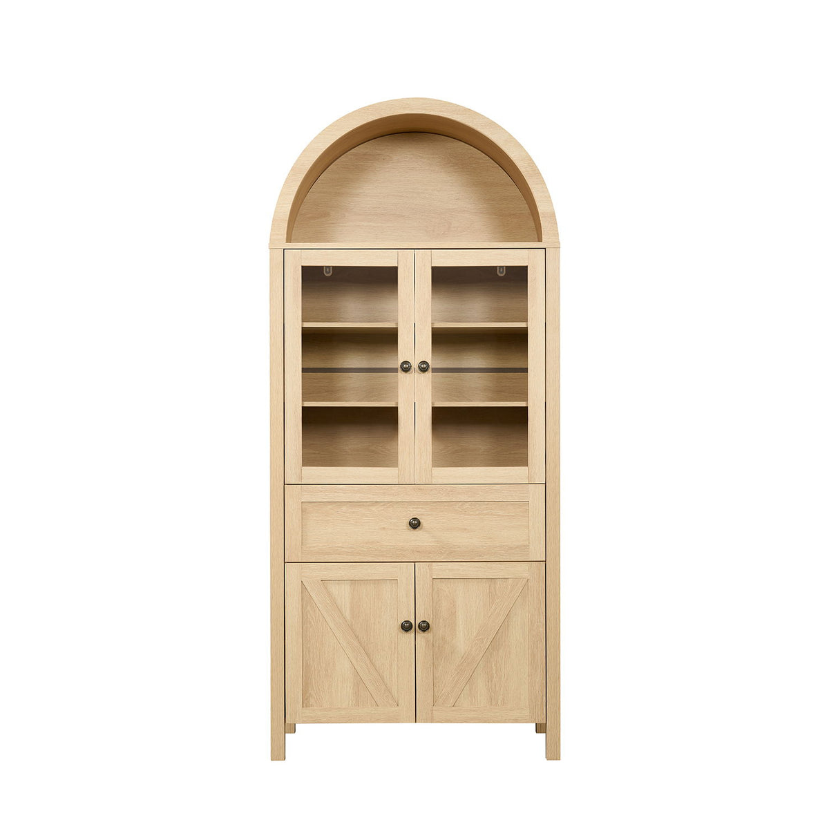 Retro Dome Cabinet With Large Storage Space