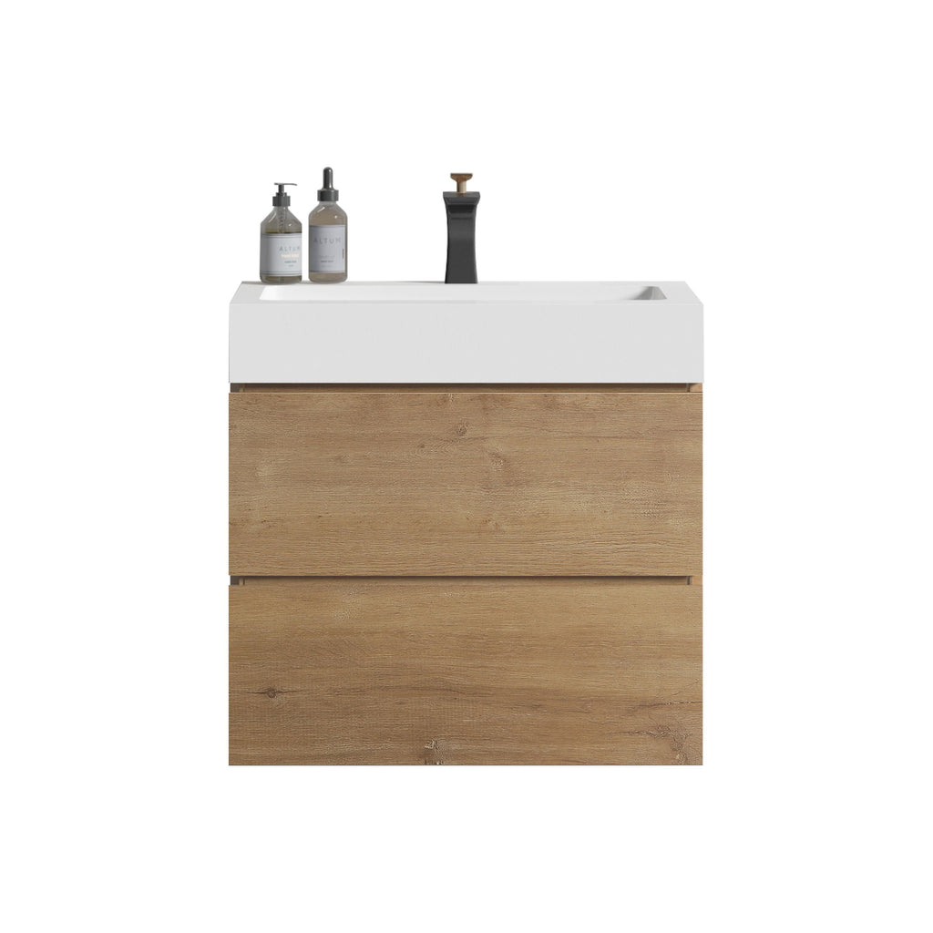 Alice - Bathroom Vanity With Sink, Large Storage, Wall Mounted, Floating