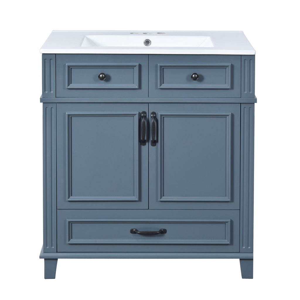 Bathroom Vanity With Sink, Storage Cabinet