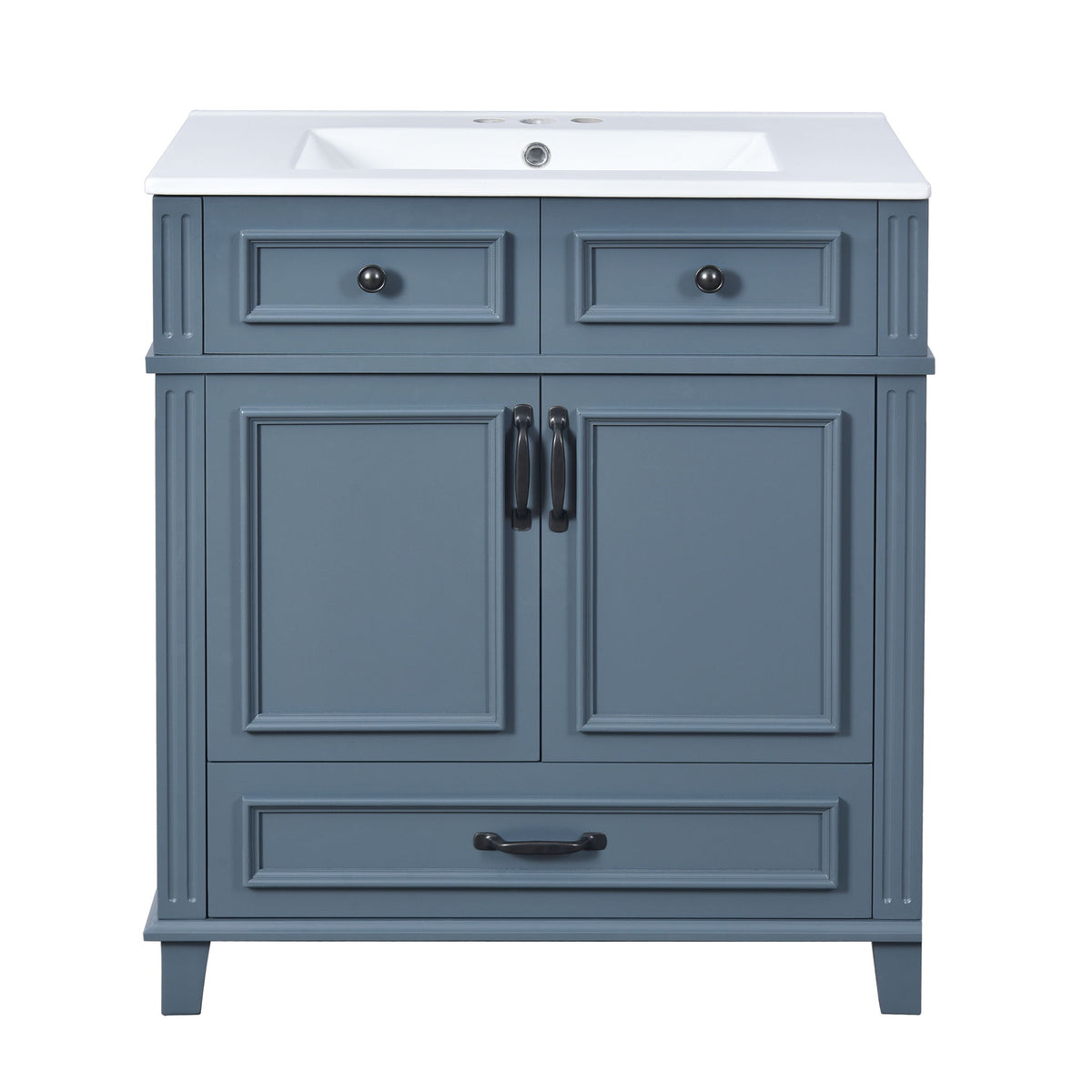 Bathroom Vanity With Sink, Storage Cabinet