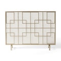 Dorothy - Modern Single Panel Iron Fire Screen
