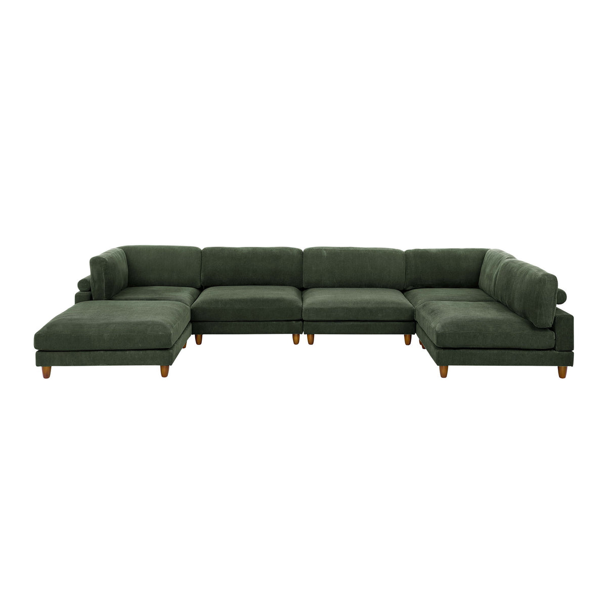 Modern Modular Sectional With Adjustable Back Support