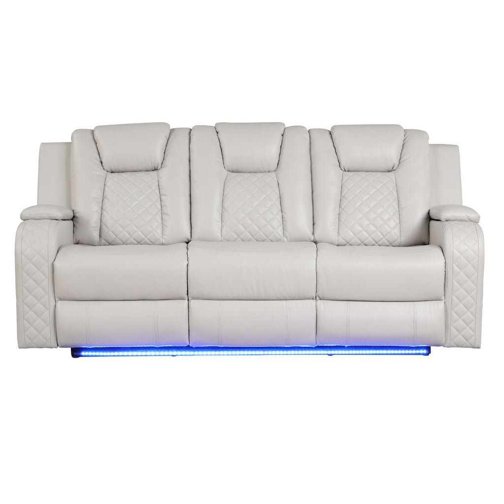 Benz - Power Reclining Sofa With LED Lighting