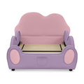Cute Cloud Shape Bed With Guardrails Cartoon Design, Storage Pocket