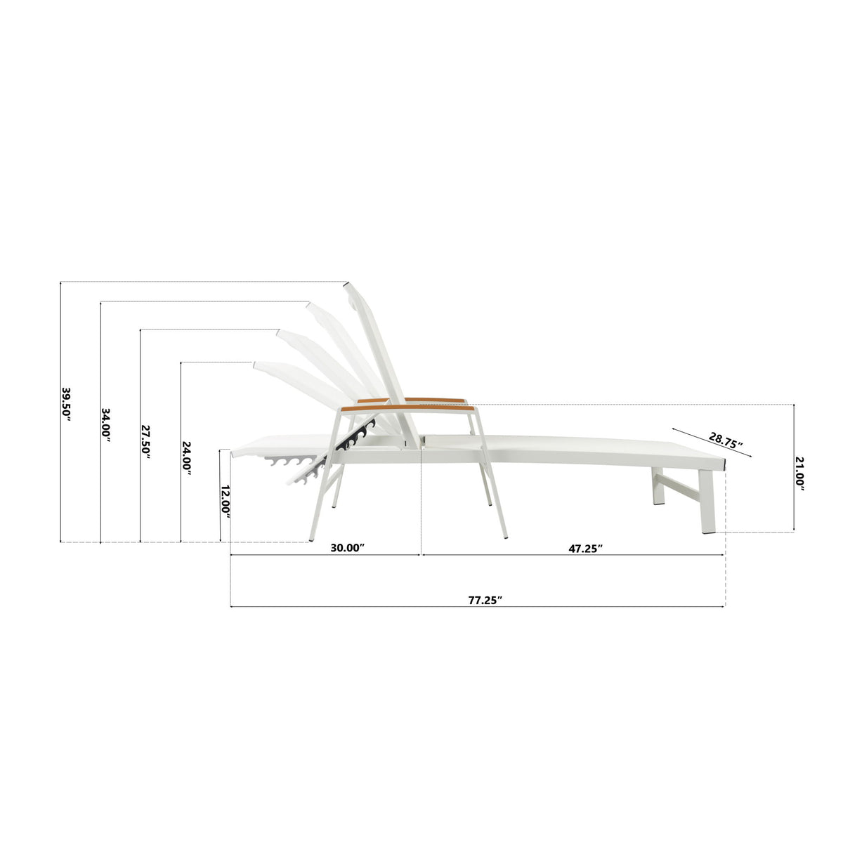 Oaxton - Chaise Lounge