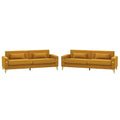 2 Pieces Sofa Sofa Set With Removable Cushions For Home Apartment