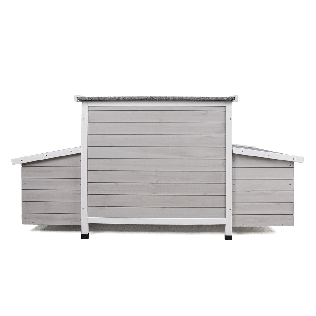 Large Chicken Coop Outdoor Hen House & Dual Nesting Boxes