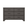 6 Drawer Dresser - Brown