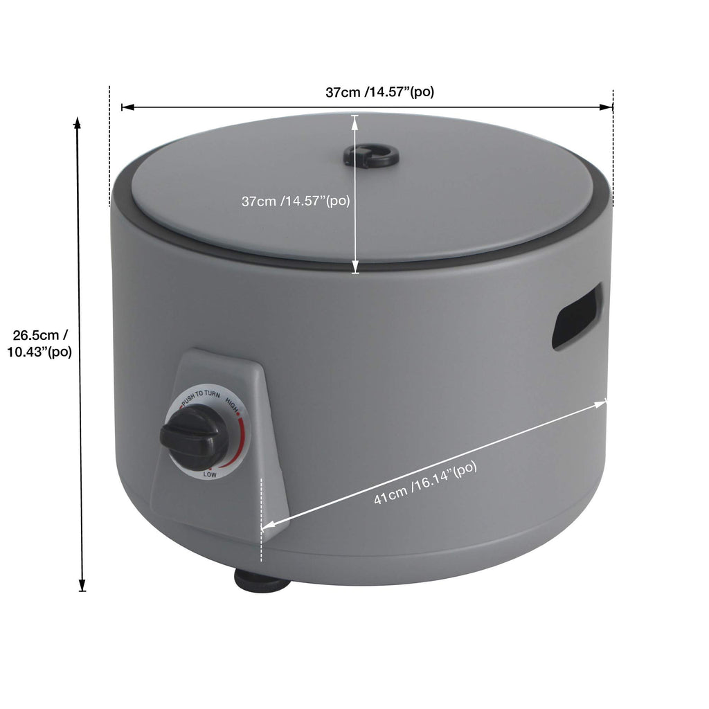Campfire Smokeless Firepit, Gray