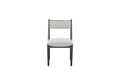 Comfortable Upholstery Cresent Chair (Set of 2) - Peppercorn