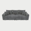 4 Seat Sofa, Modern Comfy Upholstered Sofa Cloud Couch, Deep Seat Couches With Soft Pillows