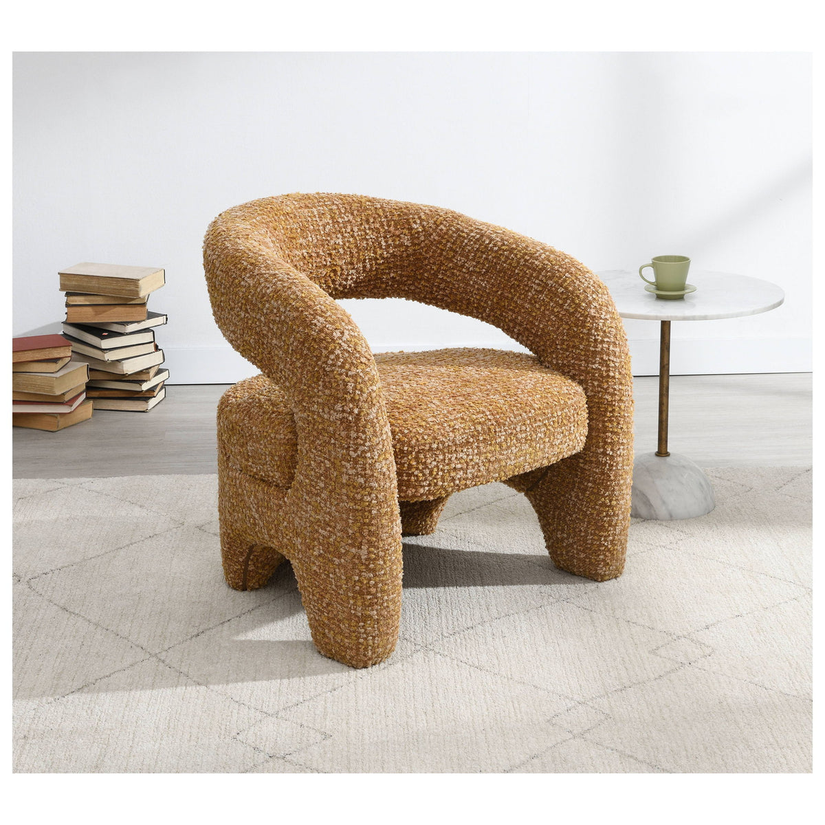 Pelia - Accent Chair - Orange