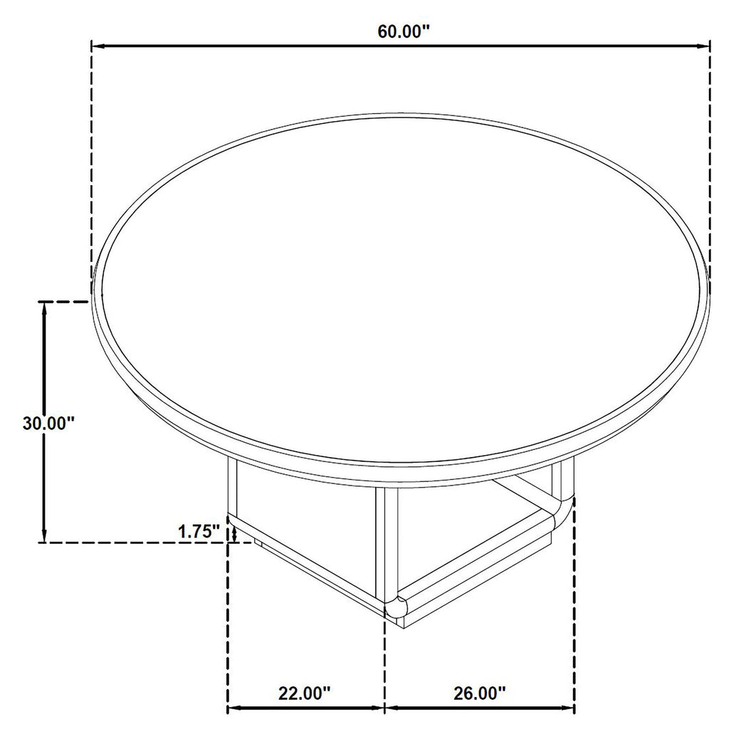 Bangor - Round Dining Table Set With Arm Chairs