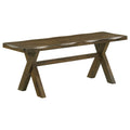 Knotty - Dining Bench - Brown