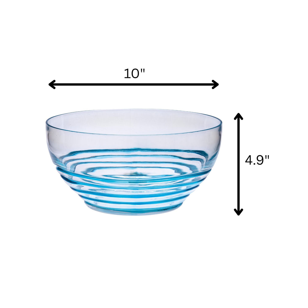 Swirl Acrylic Serving Bowls, Unbreakable