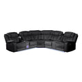 Challenger - Recliner Sectional Sofa, Built In USB, C Ports & Bluetooth