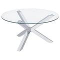 Round Top Coffee Table - Chrome