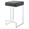 Upholstered Counter Height Stool - Black