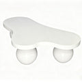 Cloud Shaped Coffee Table With 3 Ball Legs For Living Room