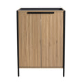Contemporary Freestanding Bathroom Vanity With Adjustable Shelves