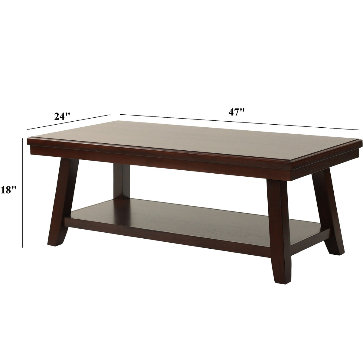Table With Under Table Shelf Storage