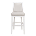 Modern Swivel Stool With Tall Back